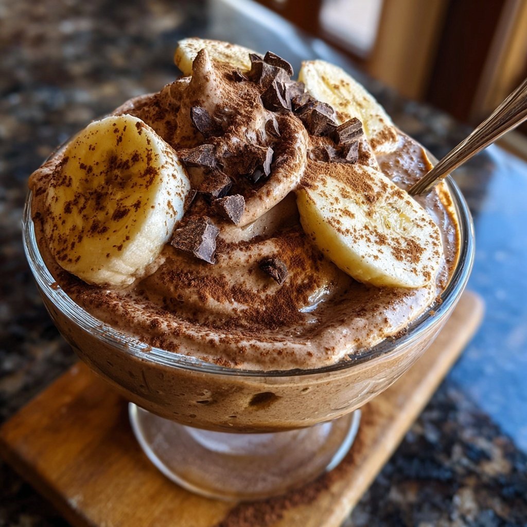 Chocolate Avocado Banana Pudding