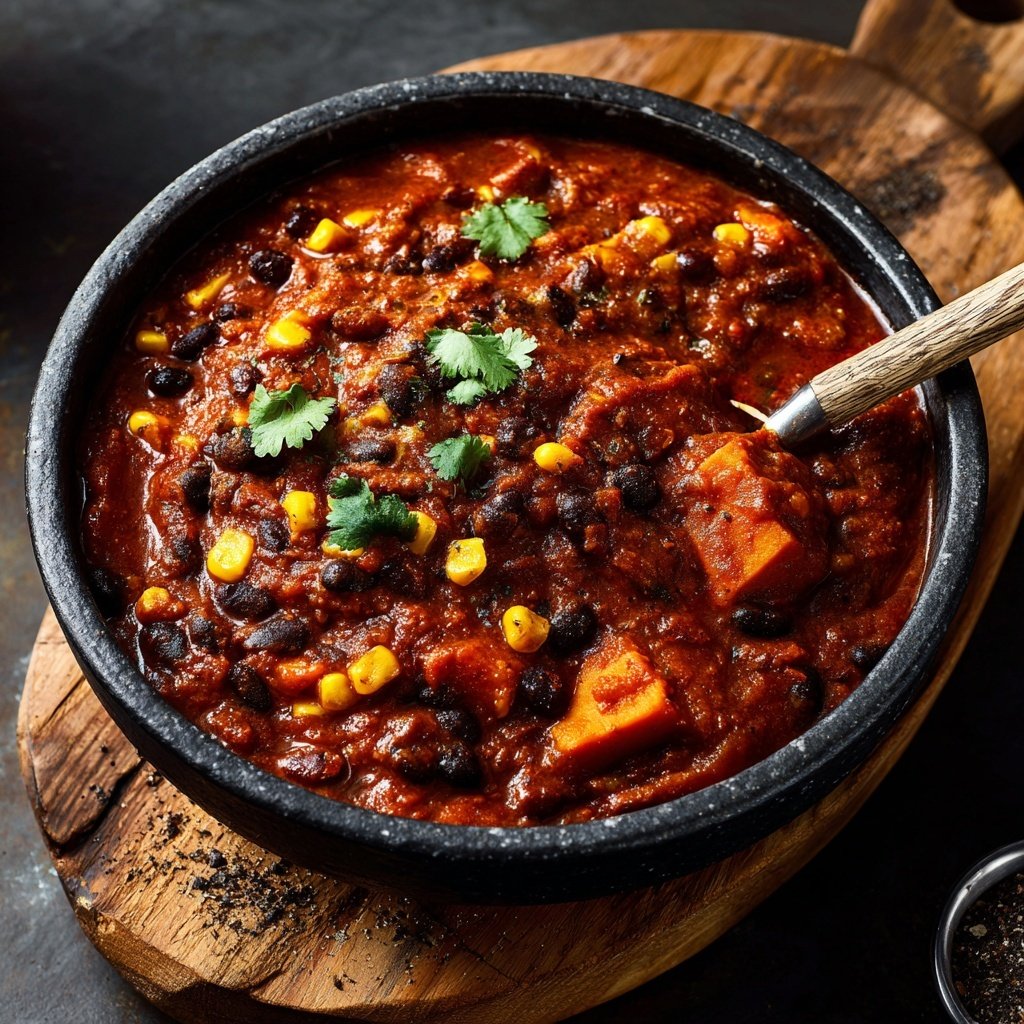 Smoky Sweet Potato Chili