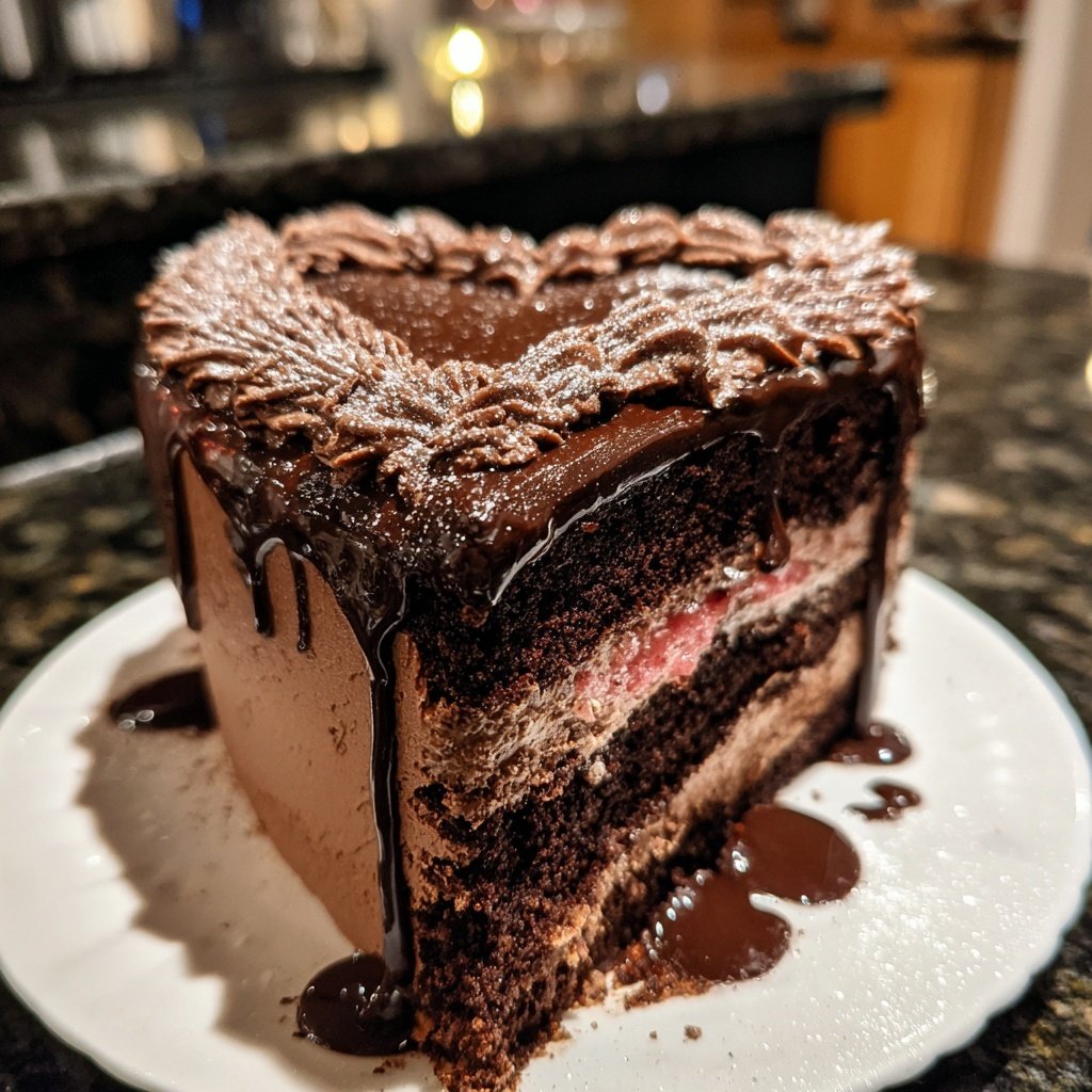 Galentine's Sweetheart Chocolate Cake