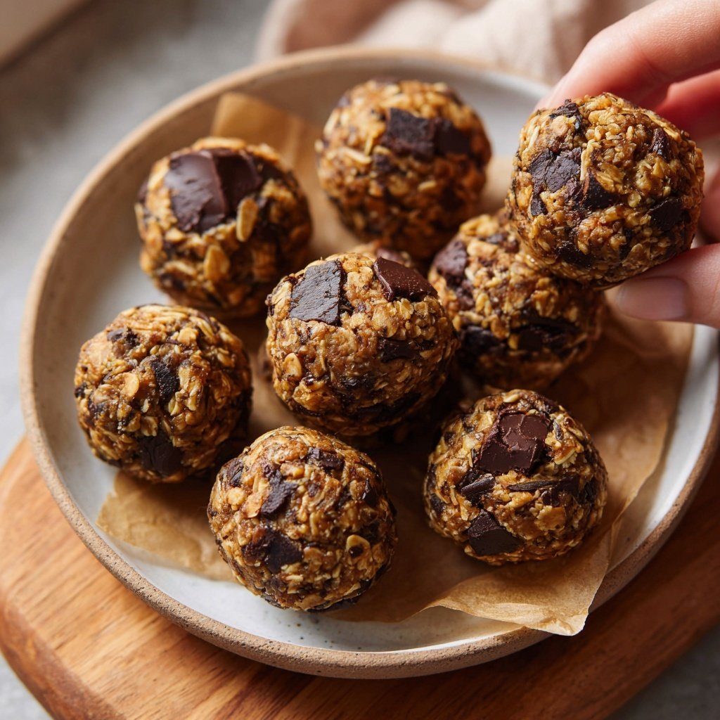 Dark Chocolate Banana Energy Bites