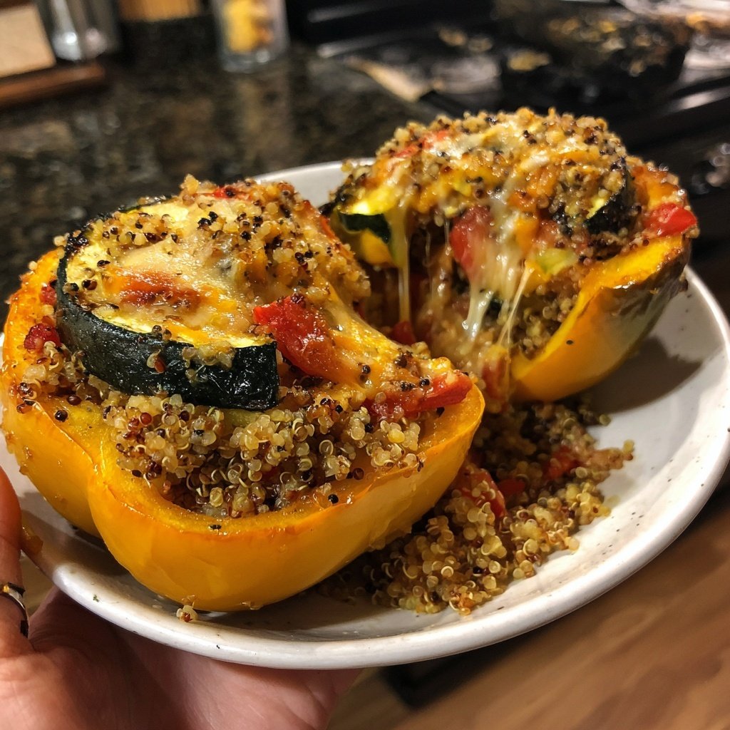 Savory Vegetable Stuffed Peppers