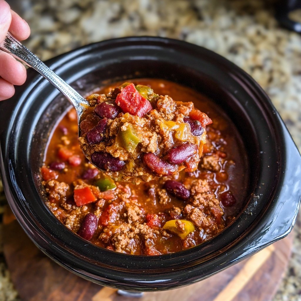 Slow Cooker Turkey Chili