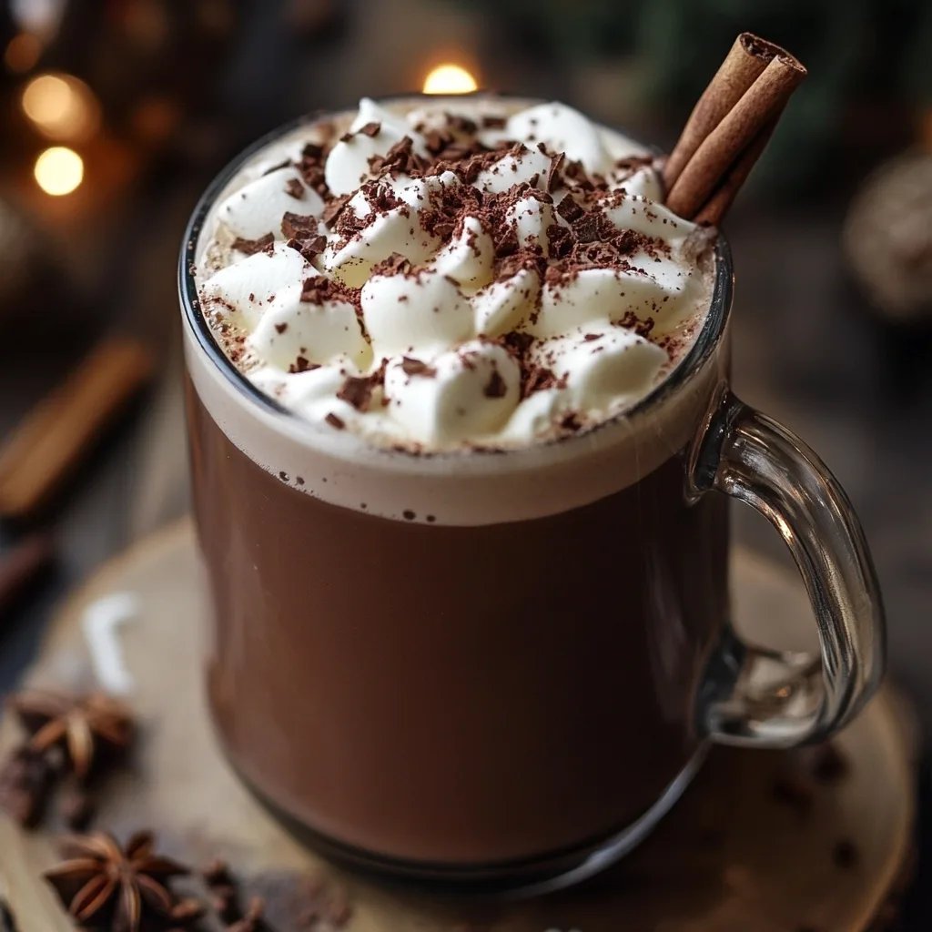White Pepper & Nutmeg Spiced Hot Chocolate