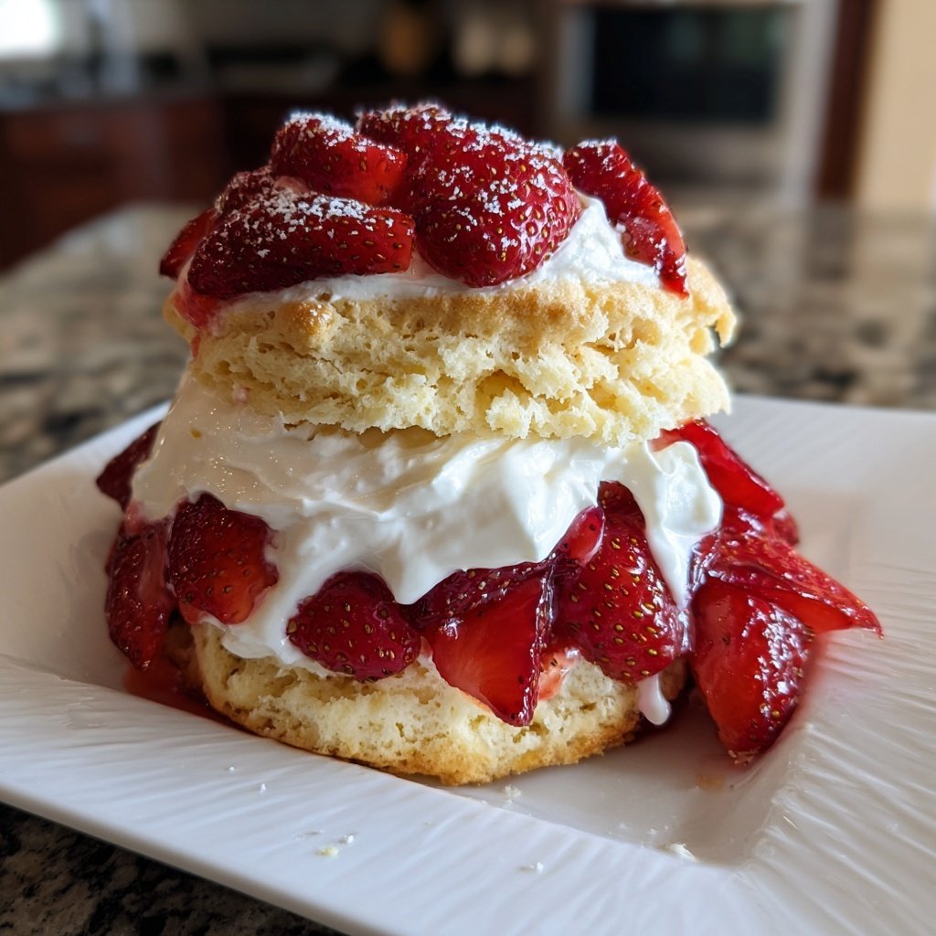 Classic Southern Strawberry Shortcake