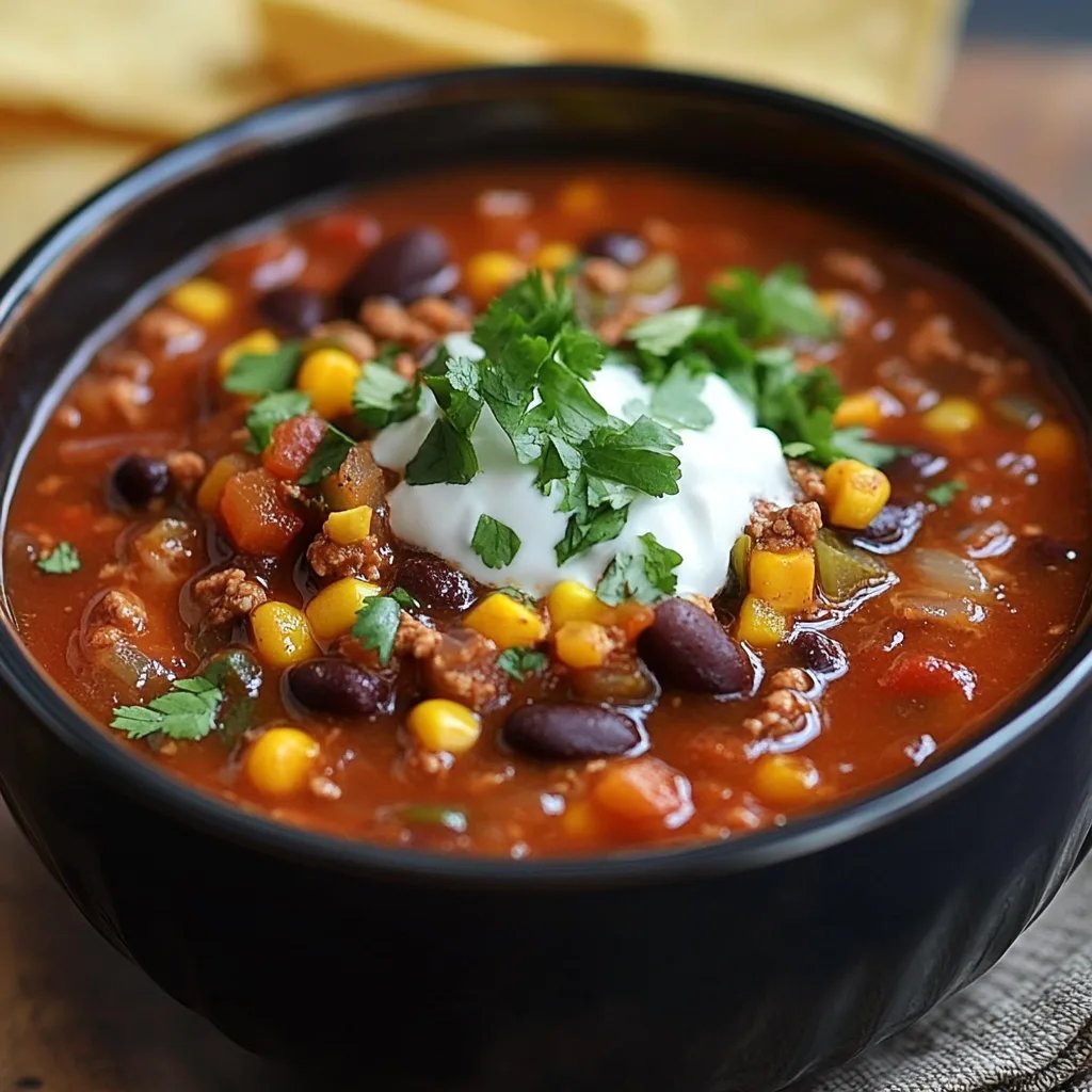 Crockpot Taco Soup