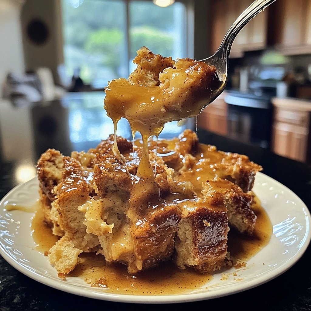 Bread Pudding with Butter Rum Sauce