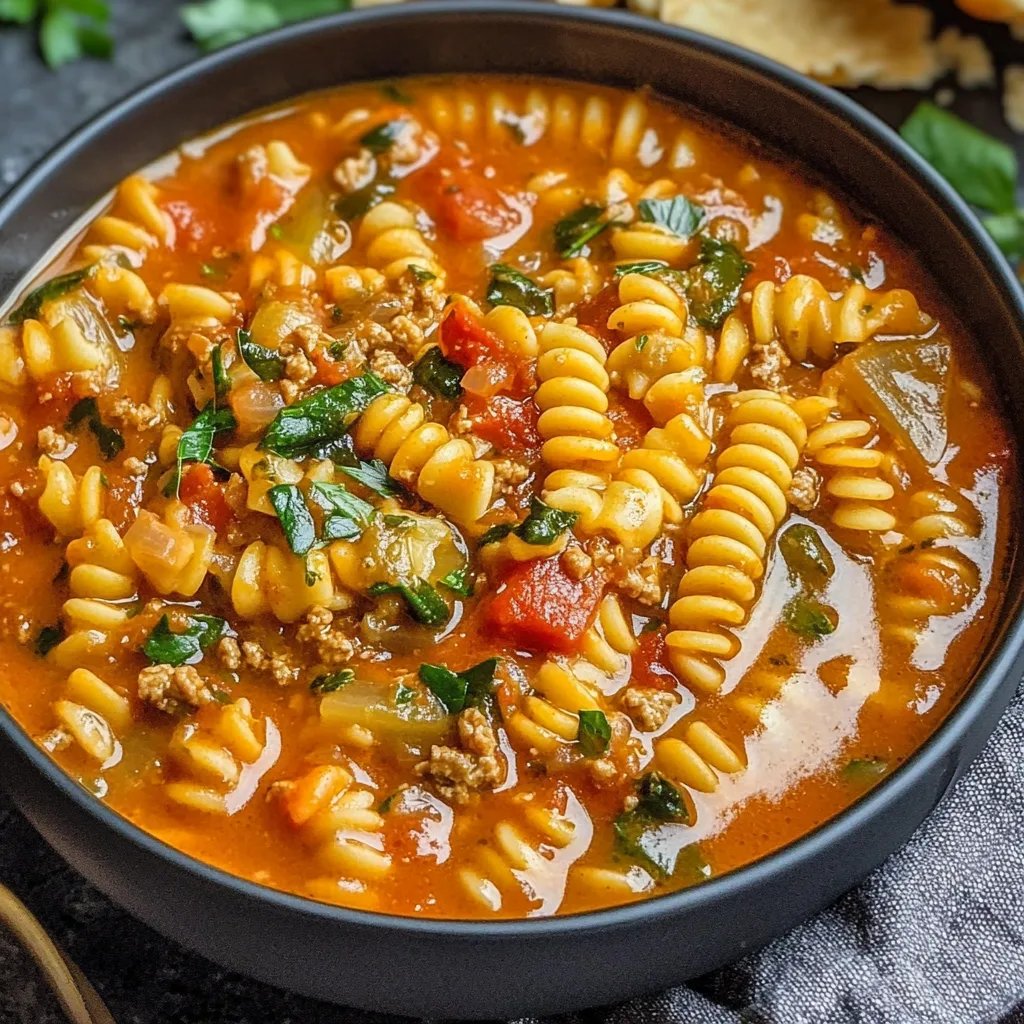 Vegan Lasagna Soup