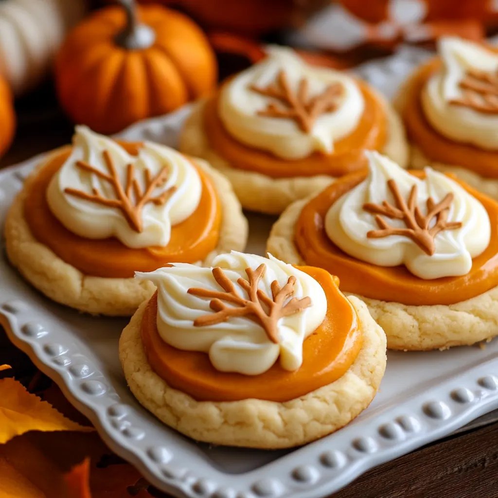 Thanksgiving Cookies With Pumpkin Pie