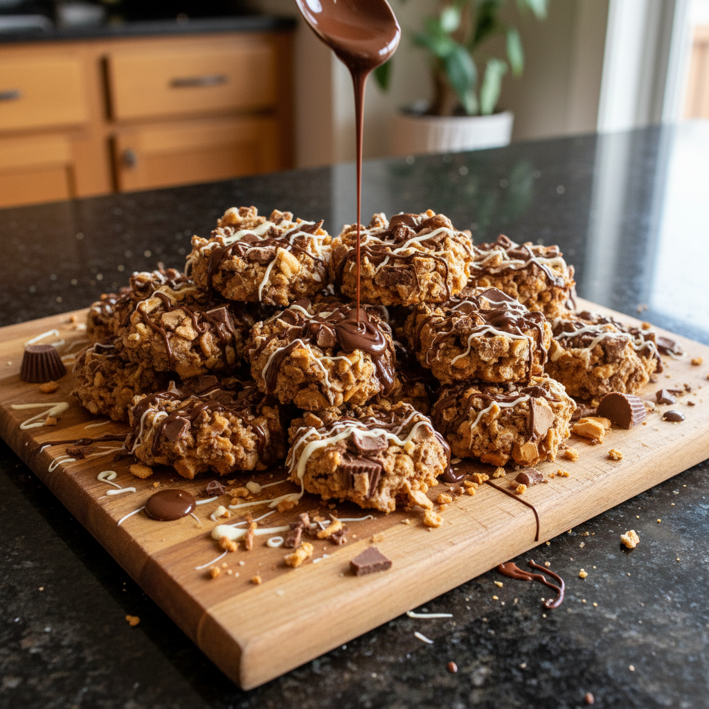 Nutty Pretzel Reese's Treats