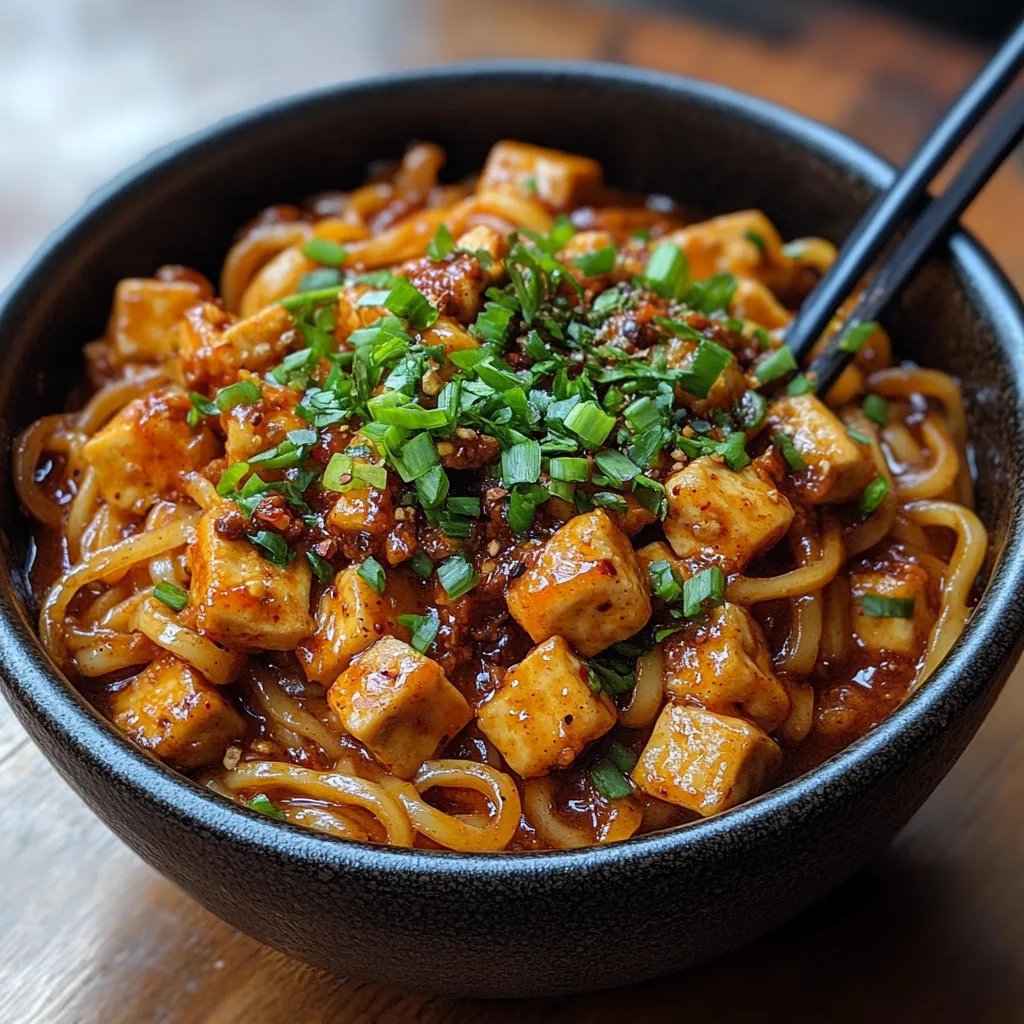 15 Minute Vegan Chilli Tofu Noodles: An Amazing Ultimate Recipe