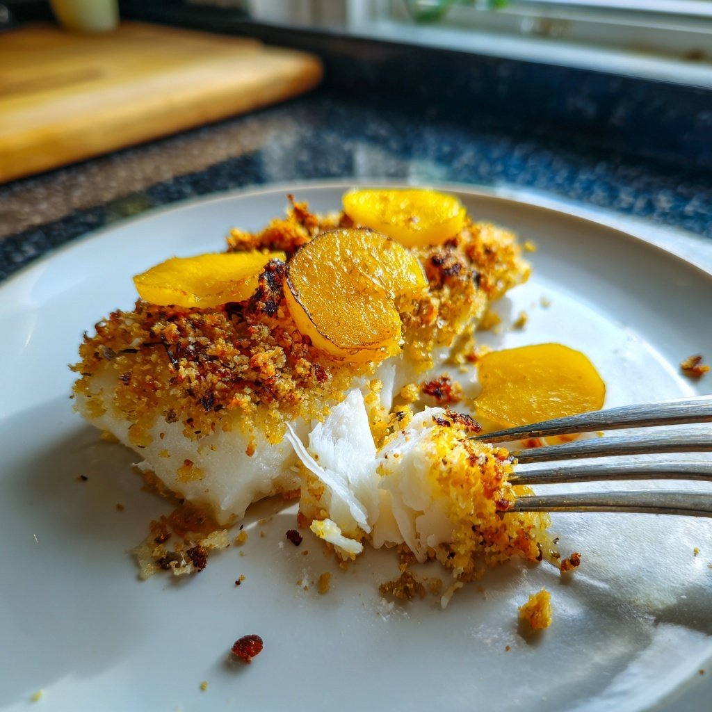 Hake Fillet with Golden Beet Radish