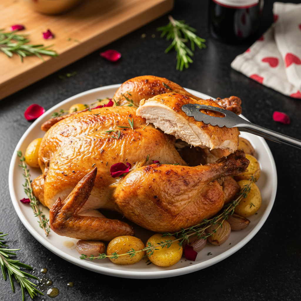Valentine's Day Roast Chicken