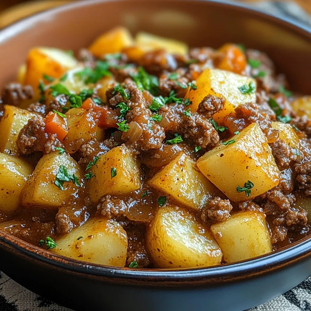 Cheesy Ground Beef & Potatoes: An Incredible 5-Ingredient Recipe