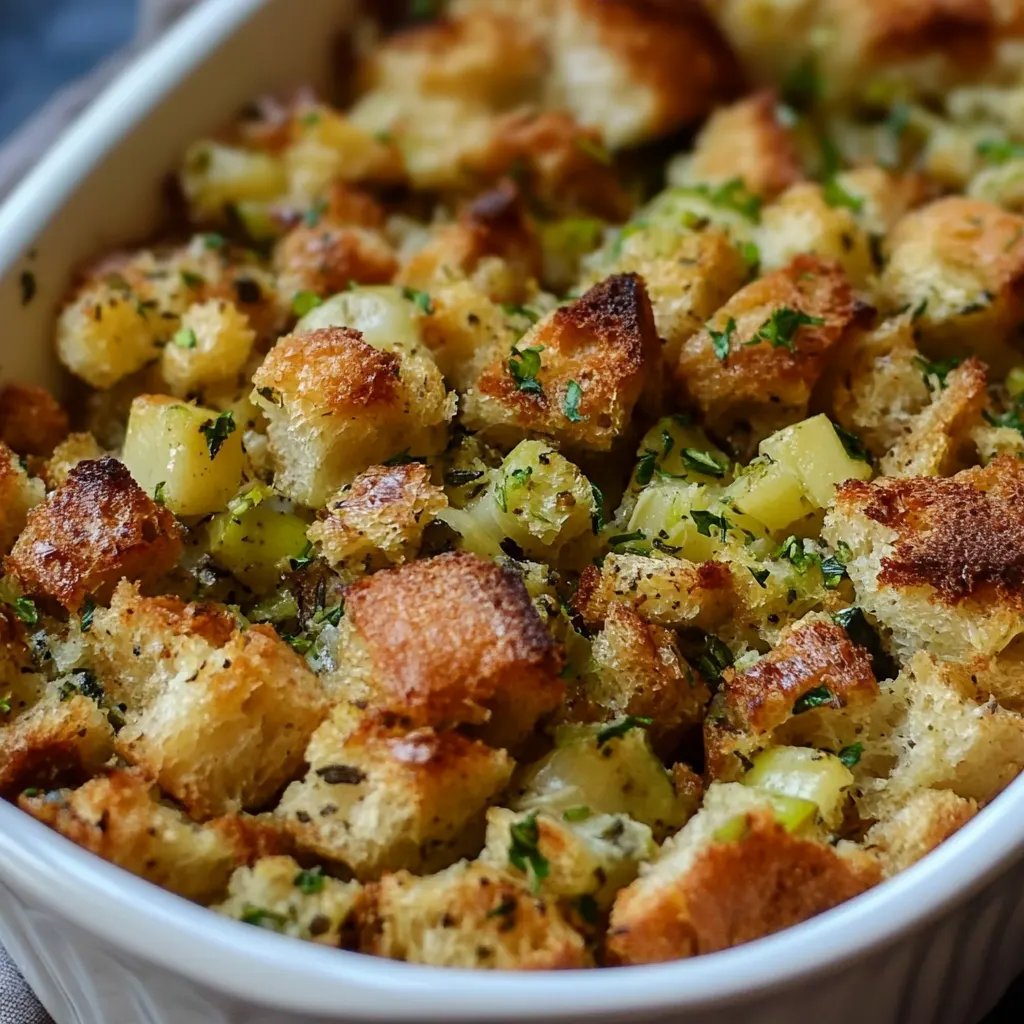 Herbed, Butter & Golden Traditional Stuffing