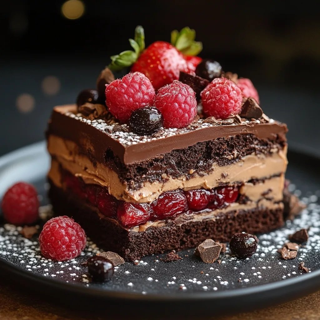 Black Forest-Inspired Chocolate: An Incredible 7-Layer Cake Recipe