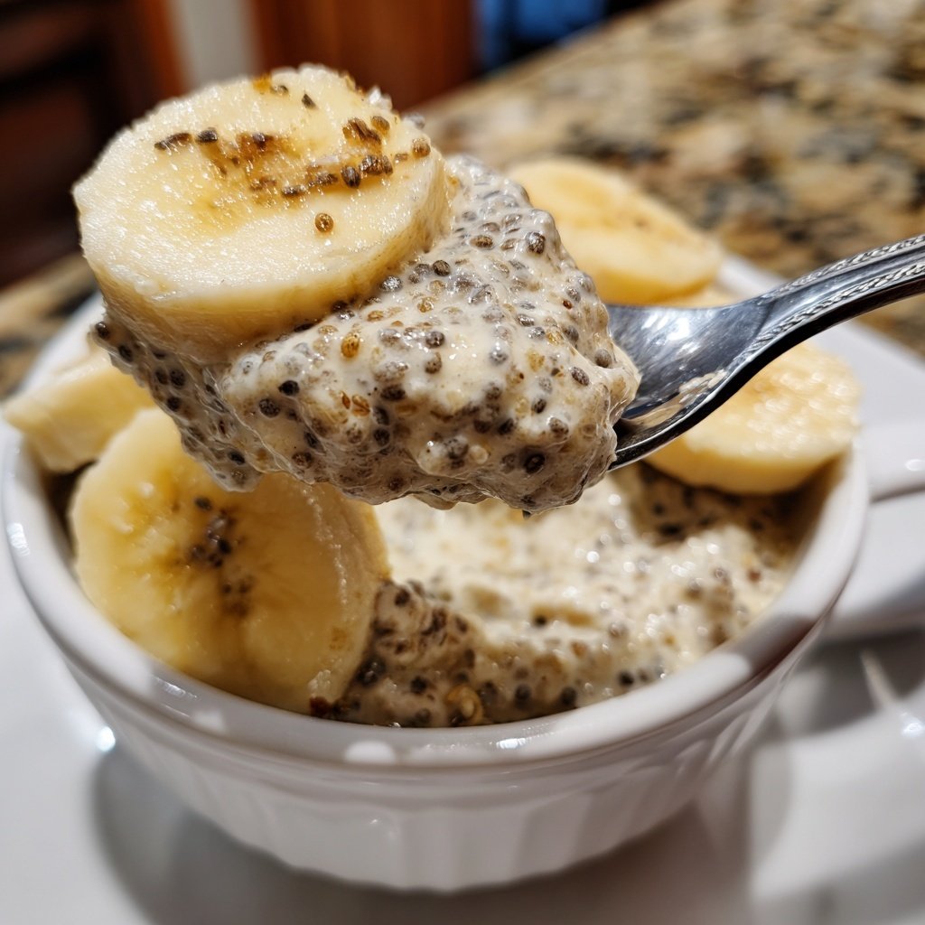 Banana Chia Seed Pudding