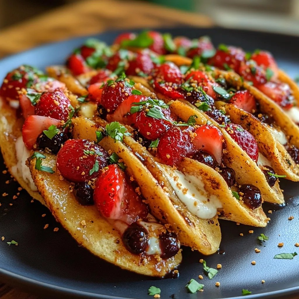 Berrylicious Cheesecake Tacos: An Amazing Ultimate Recipe