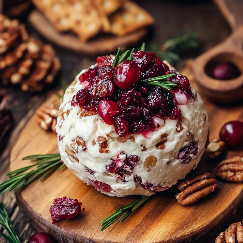 Cranberry Pecan Cheese Ball
