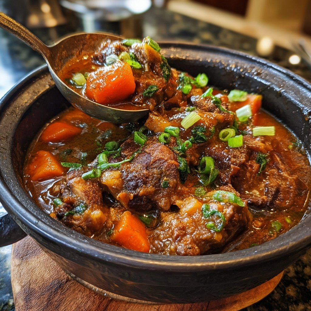Jamaican Oxtail Stew Recipe