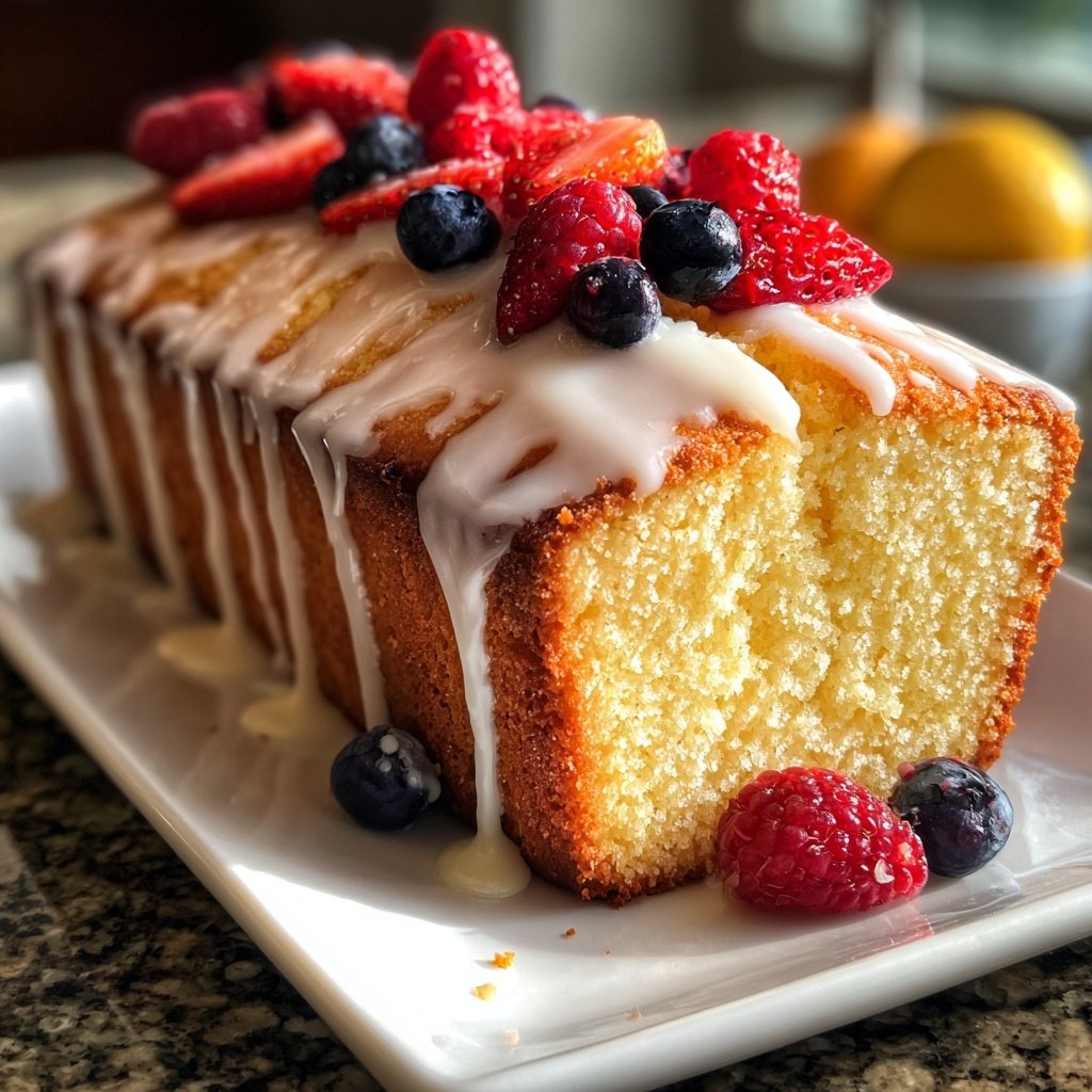 Easy Vanilla Pound Cake