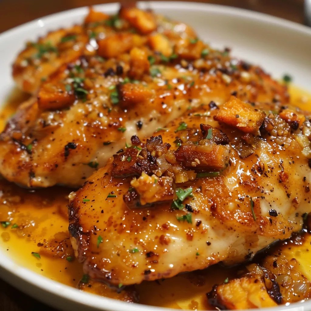 Maple-Glazed Chicken with Roasted Sweet Potatoes