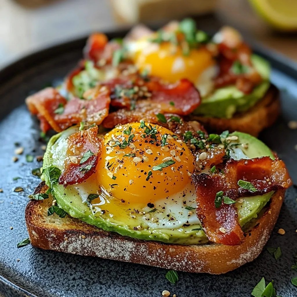 Avocado Bacon & Egg Toasts: An Amazing Ultimate Recipe