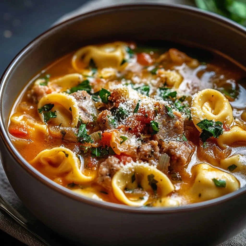 Autumn Tortellini Soup With Sausage: An Incredible Ultimate Recipe