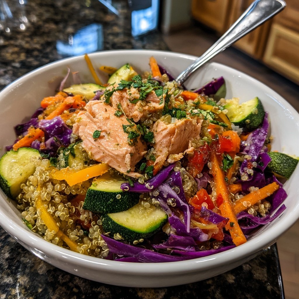 Salmon Quinoa Power Bowl
