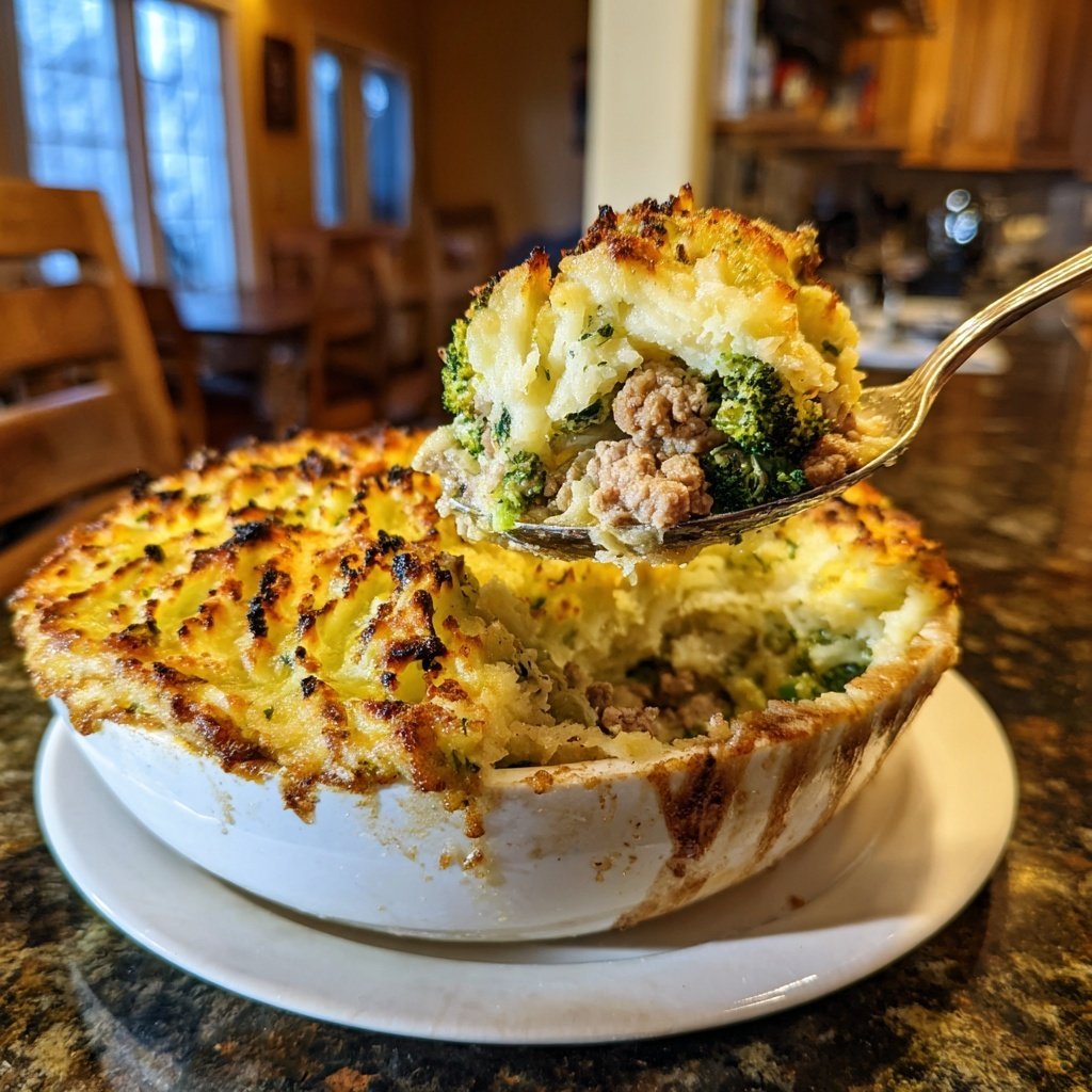 Turkey Cauliflower Shepherd’s Pie