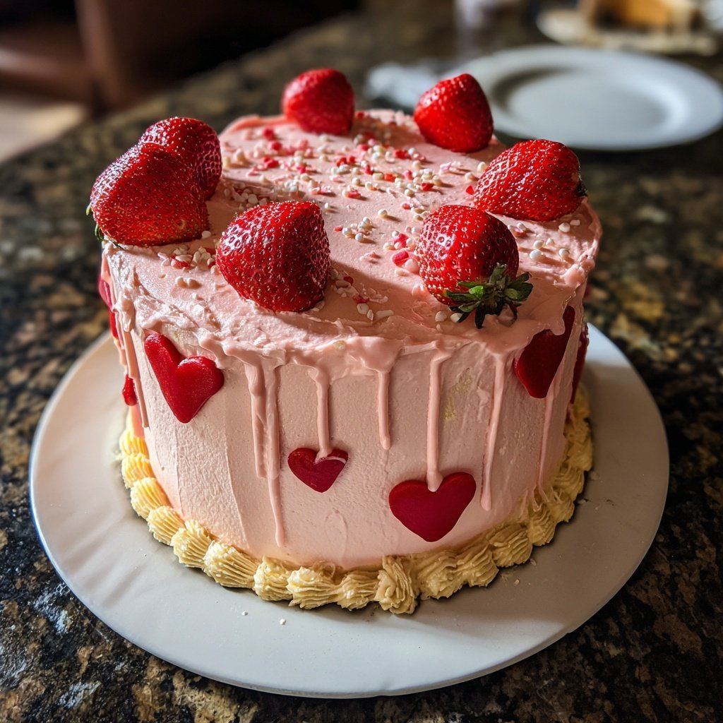 Heartfelt Galentine’s Celebration Cake