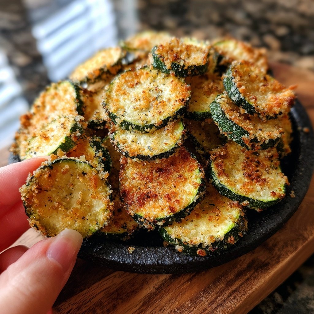 Air Fryer Zucchini Chips