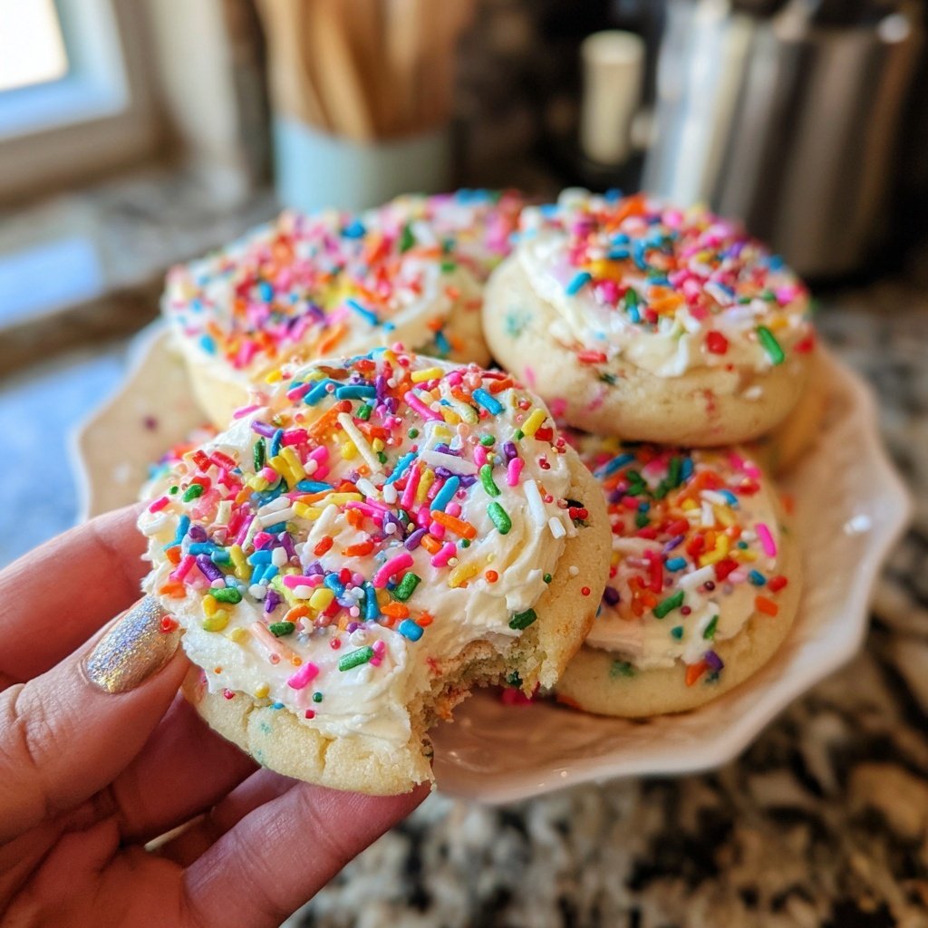 Birthday Cake Cookies
