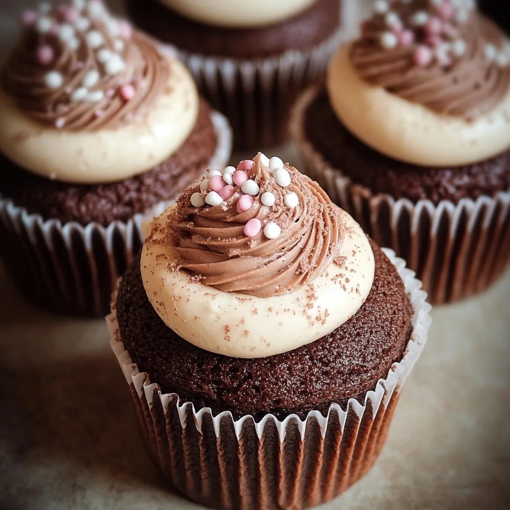 Hot Chocolate Cupcakes