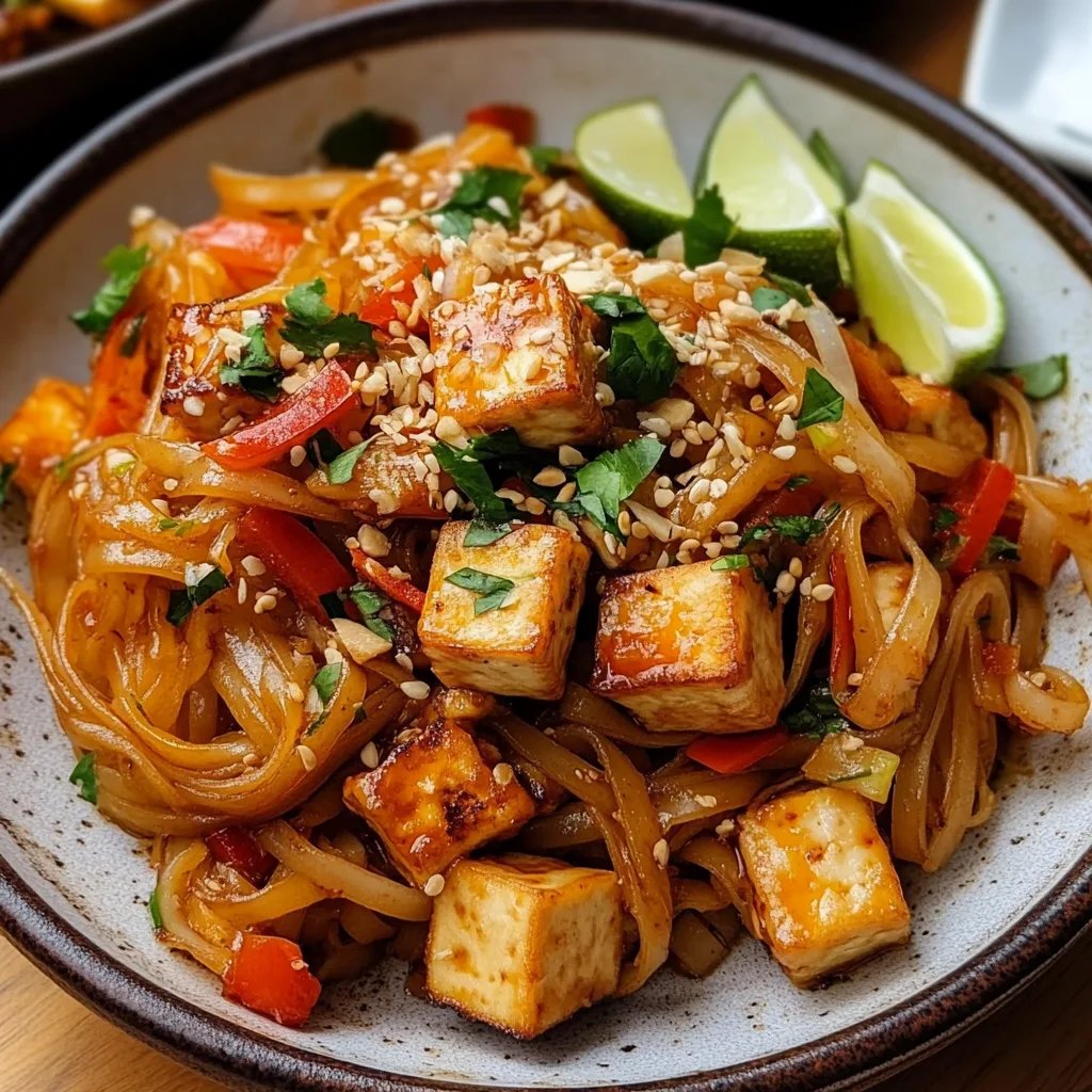 Vegan Pad Thai Tofu: An Incredible Ultimate Recipe with 7 Ingredients