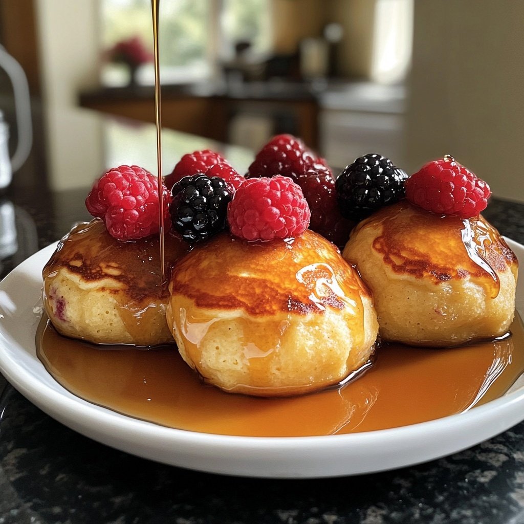 Easy Breakfast Pancake Poppers