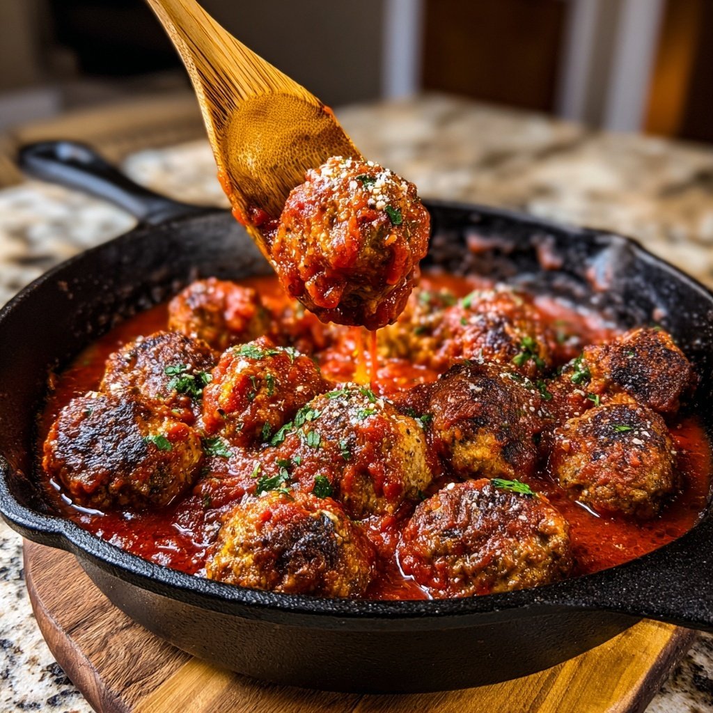 Turkey Meatball Marinara Skillet