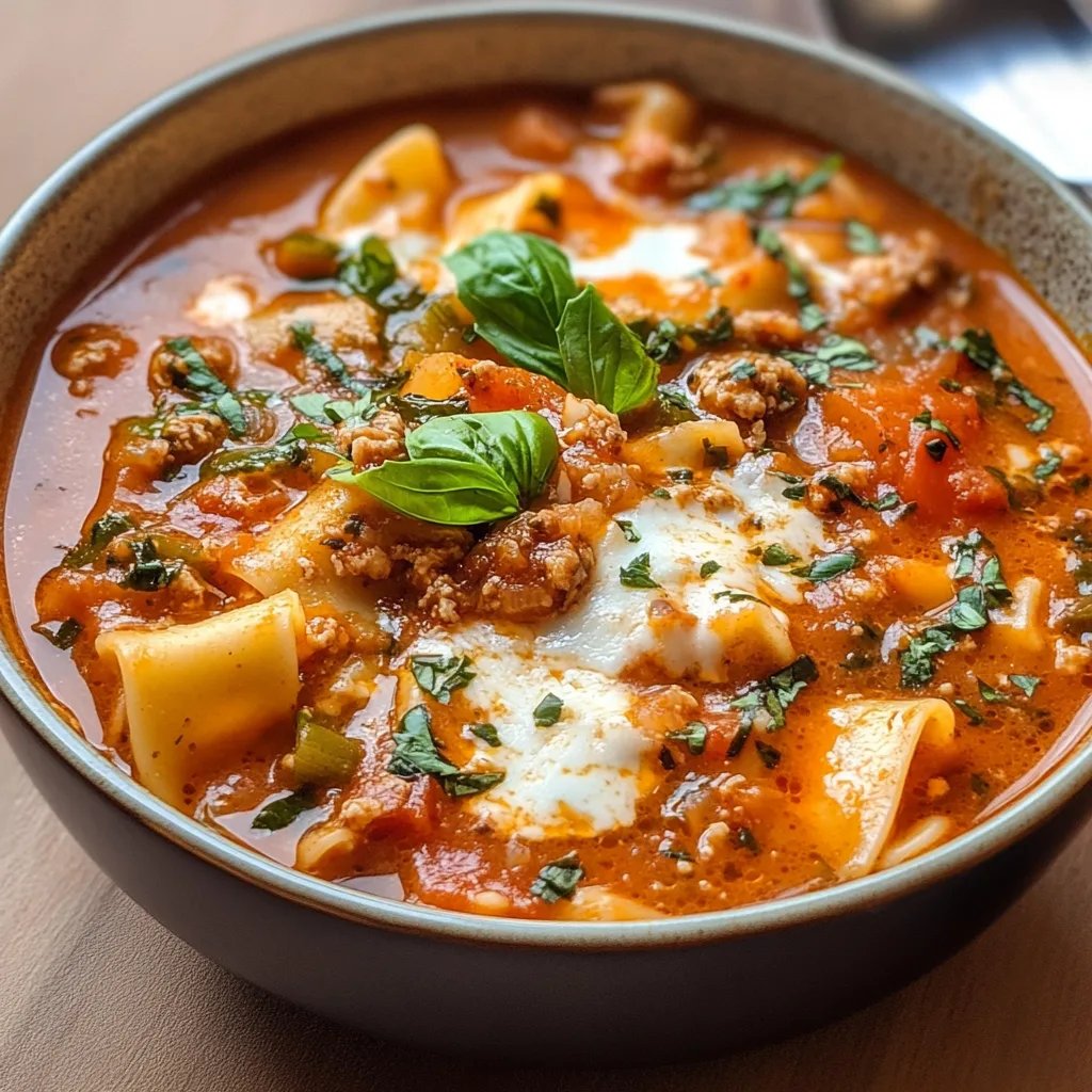 Lasagna Soup