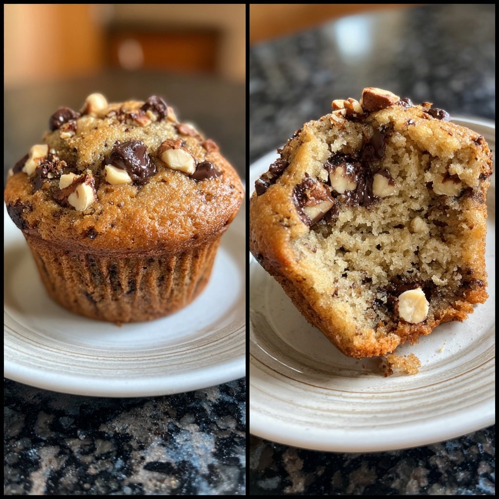 Hazelnut Chocolate Muffin Bliss