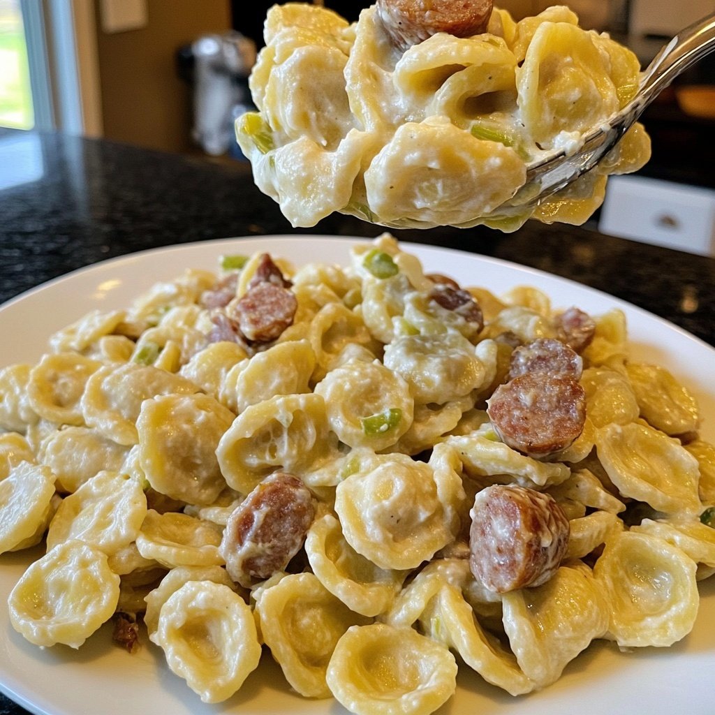 Sausage and Leek Orecchiette