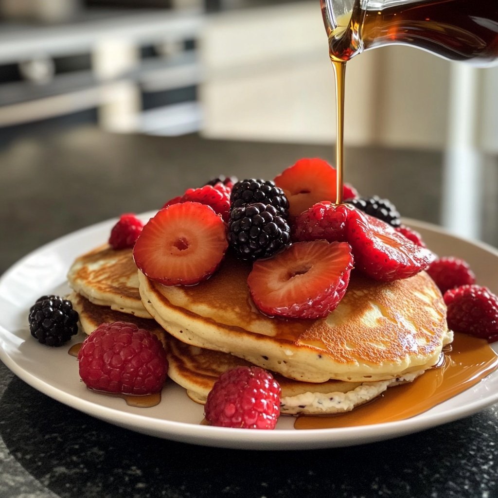 Fluffy Ricotta Pancakes