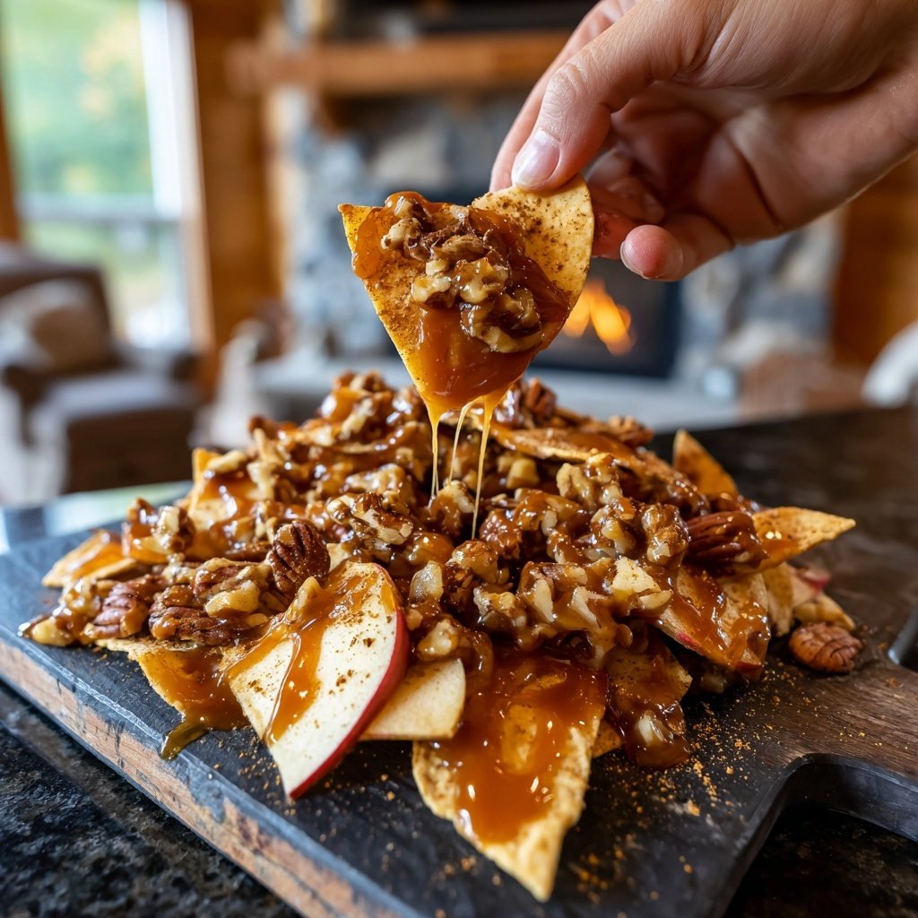 Caramel Apple Nachos