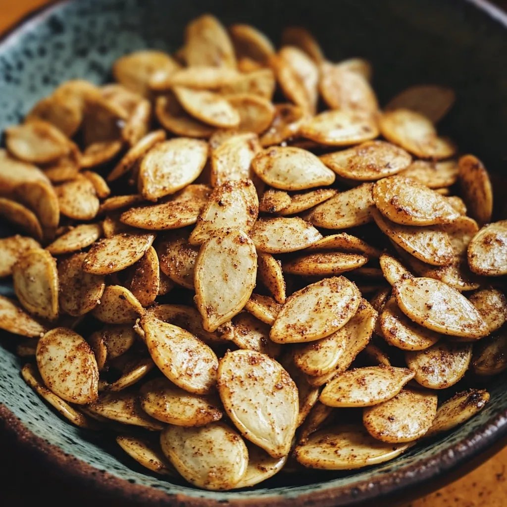 Caramelized Spicy Pumpkin Seeds