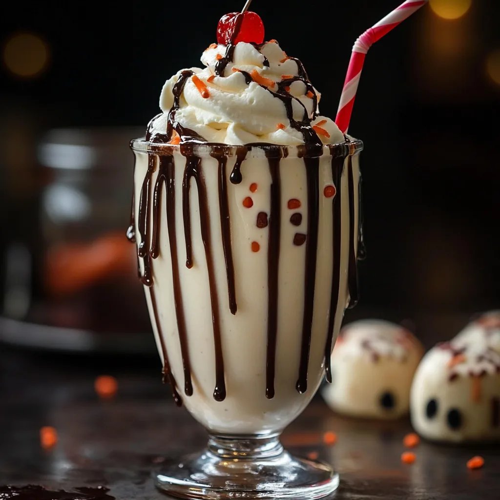 Spooky Ghostly Vanilla Milkshake: An Incredible Easy Recipe