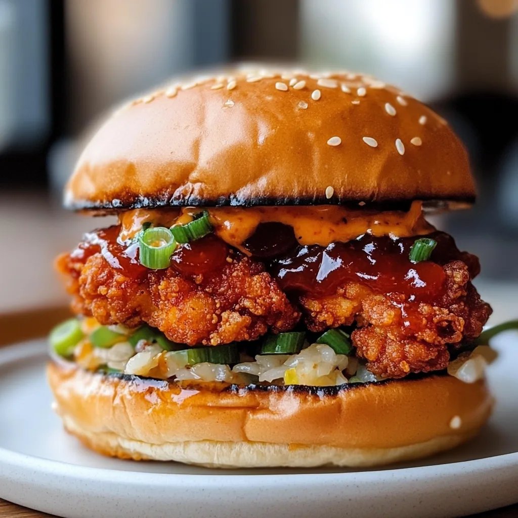 Spicy Korean Fried Chicken Sandwiches: An Incredible Recipe for Every Food Lover