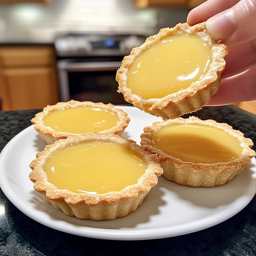 Meyer Lemon Curd Tartlets