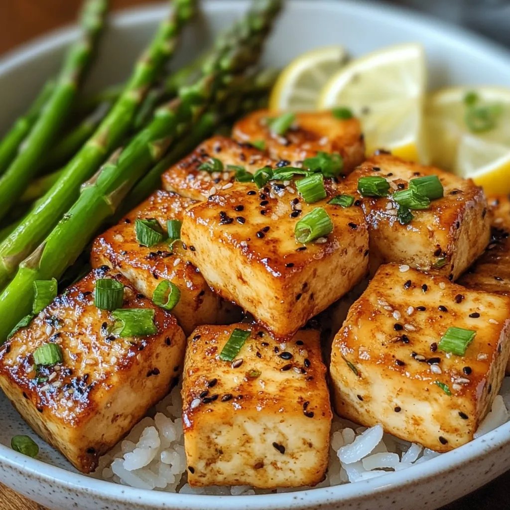 Lemon Pepper Tofu and Asparagus: An Amazing Ultimate Recipe