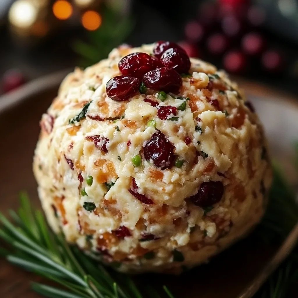 Cheddar Cranberry Cheese Ball