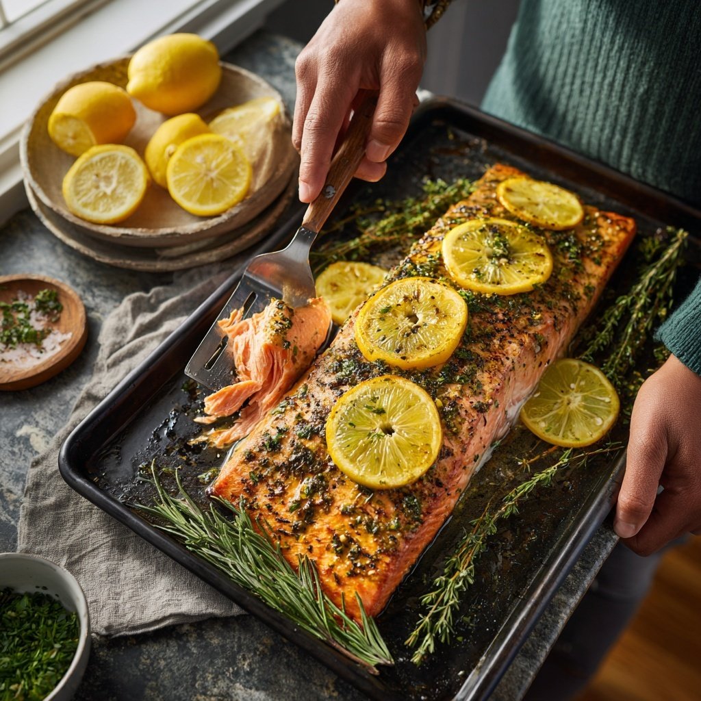 Citrus Herb Sheet Pan Salmon